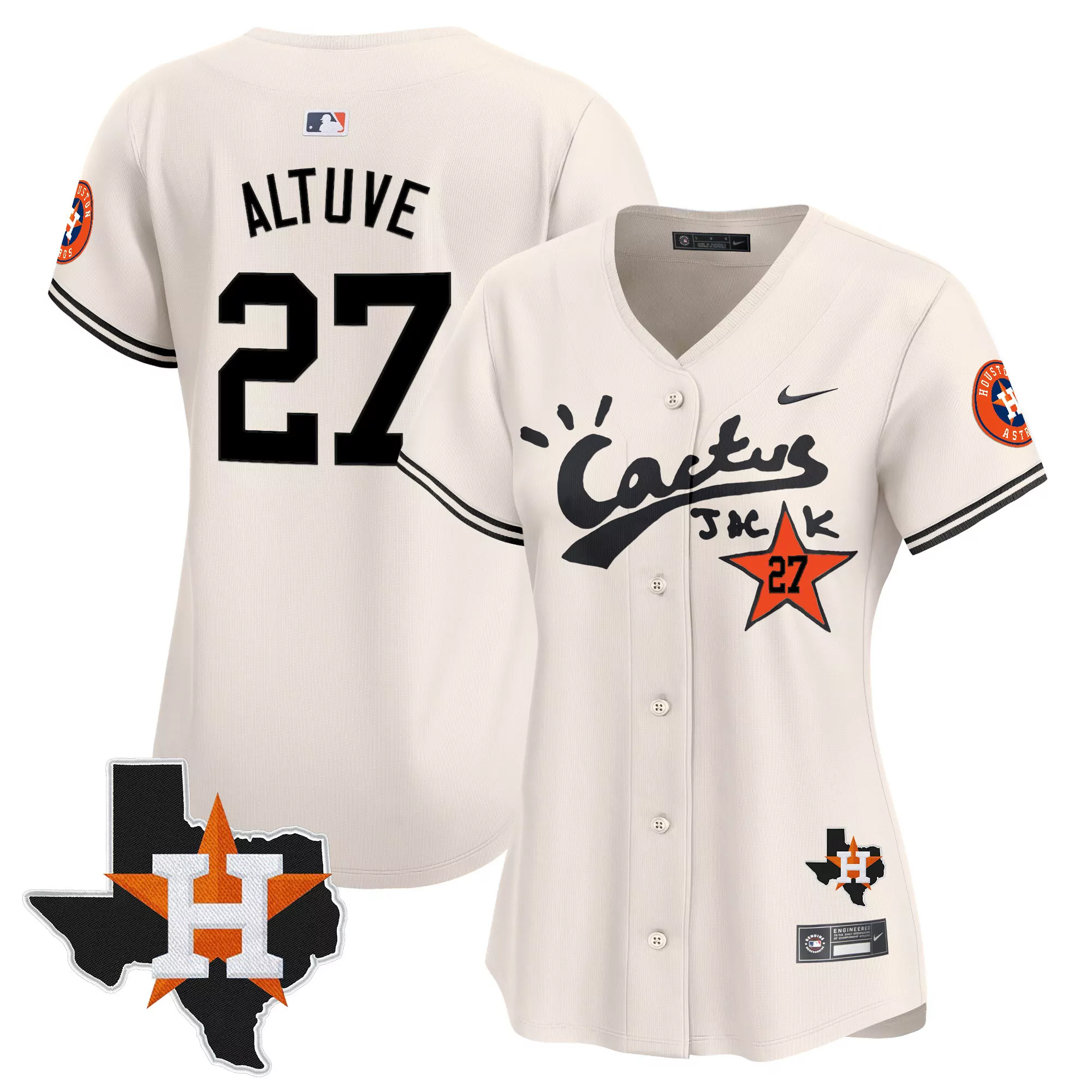 altuve 27 houston 2023 men s cactus jack fall classic all stitched vapor jersey