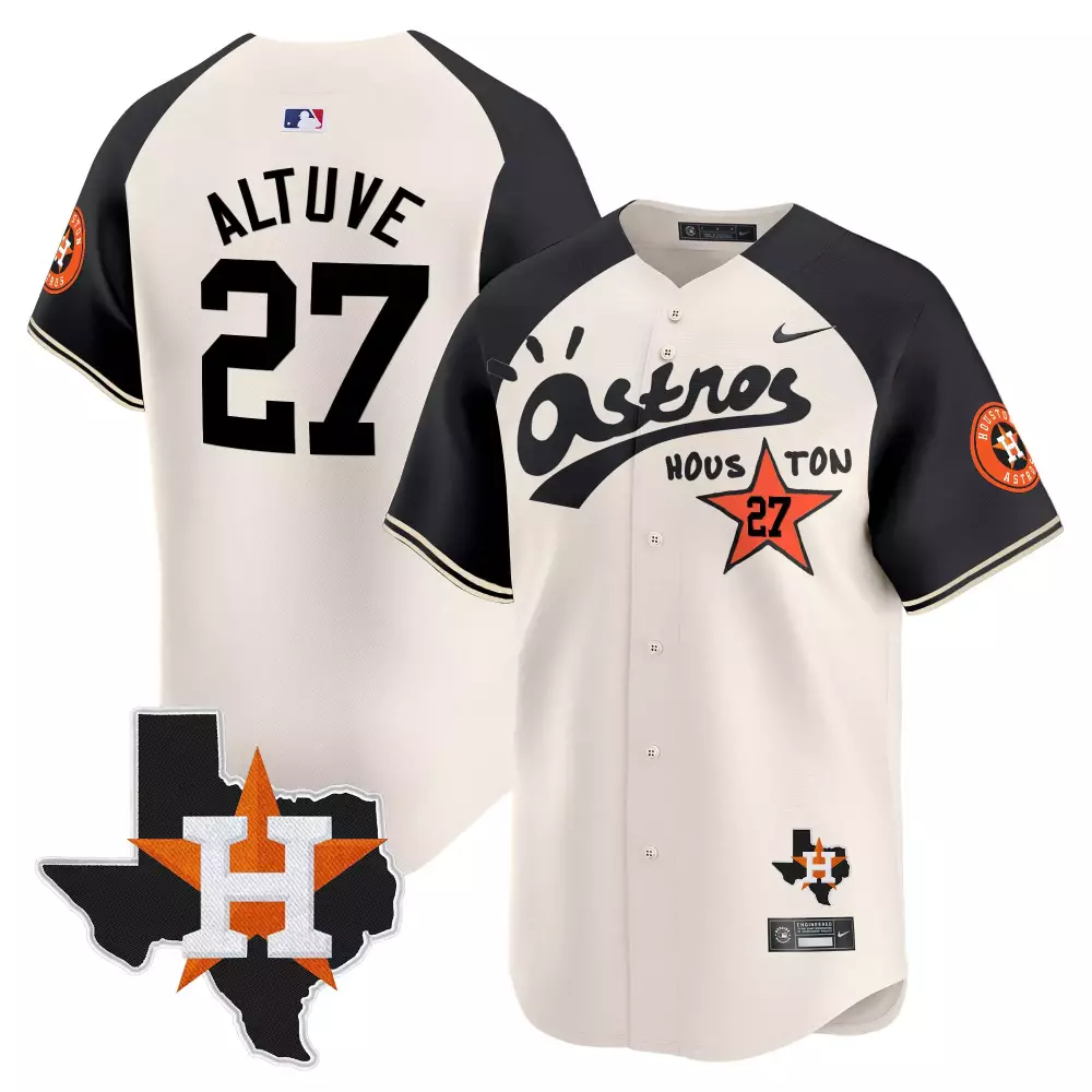 altuve 27 houston astros 2023 men s all stitched vapor jersey white mickey mouse edition