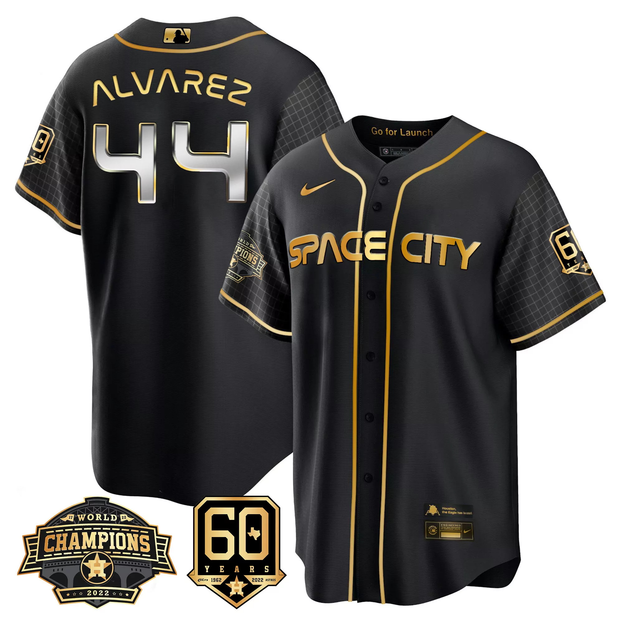 alvarez 44 houston 2022 male all stitched vapor jersey world series space city edition