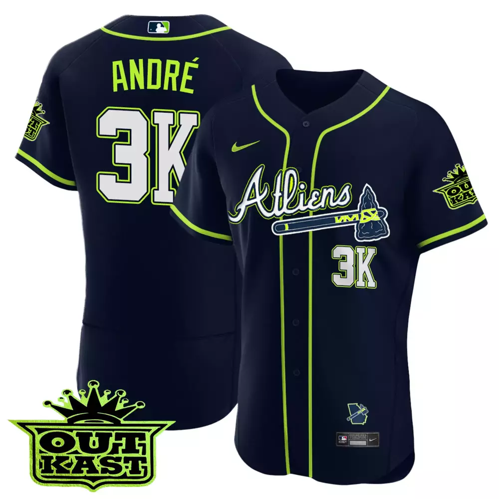 andr 3k atheliens 2023 men s all stitched vapor jersey navy neon green