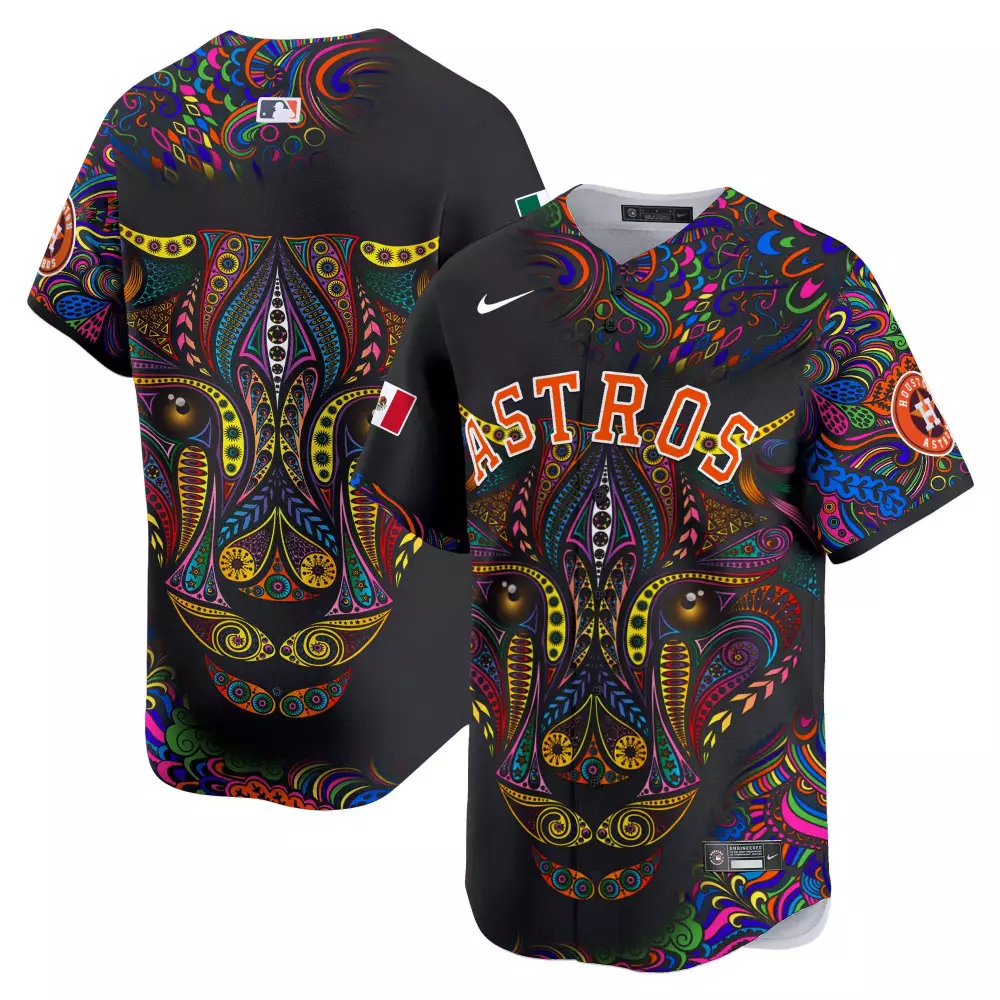 Men's Black Stitched Vapor Jersey | 2023 Astros Edition with Patch | For Men, Women & Youth