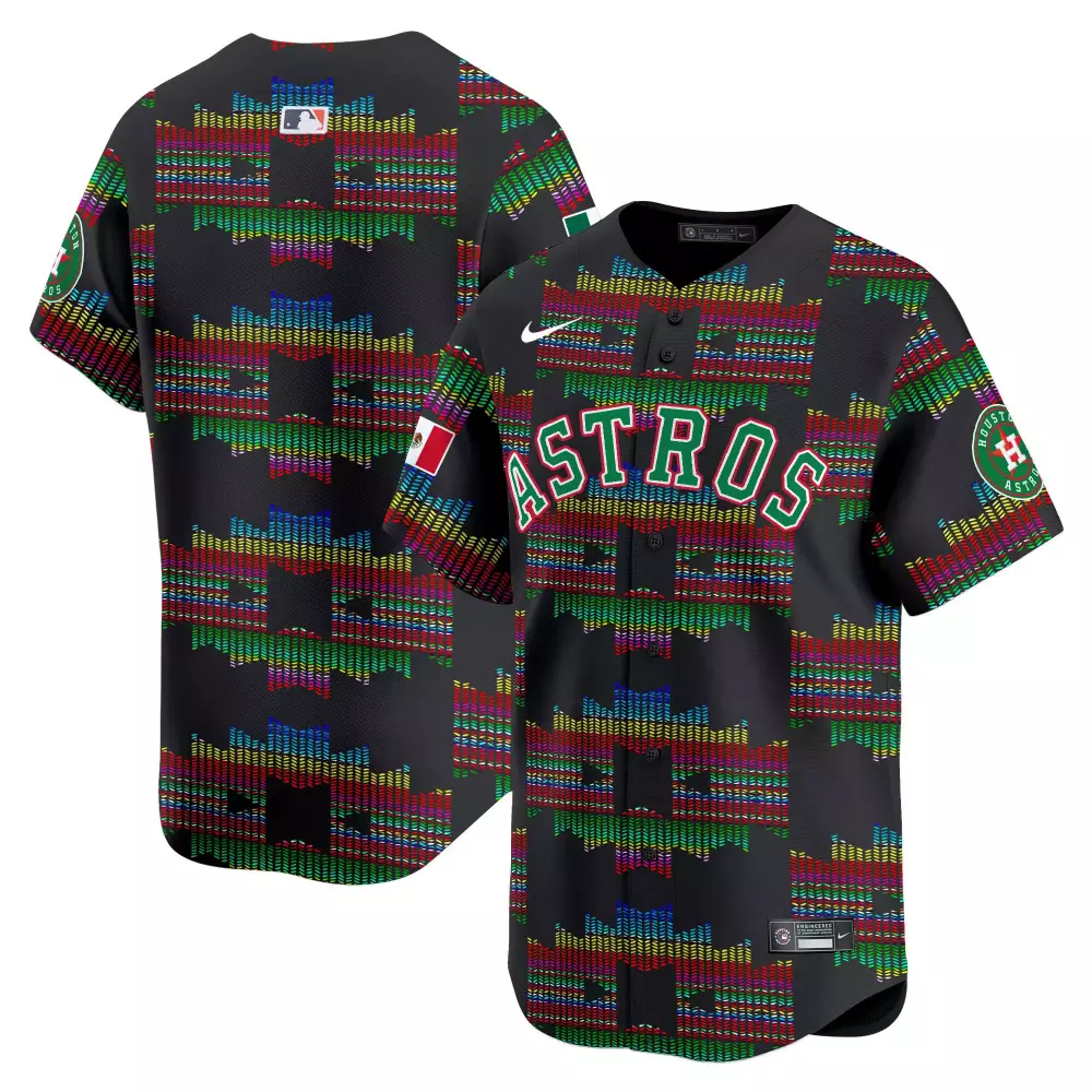 Men's Black Stitched Vapor Jersey | 2023 Astros Unique Design Edition | For Men, Women & Youth