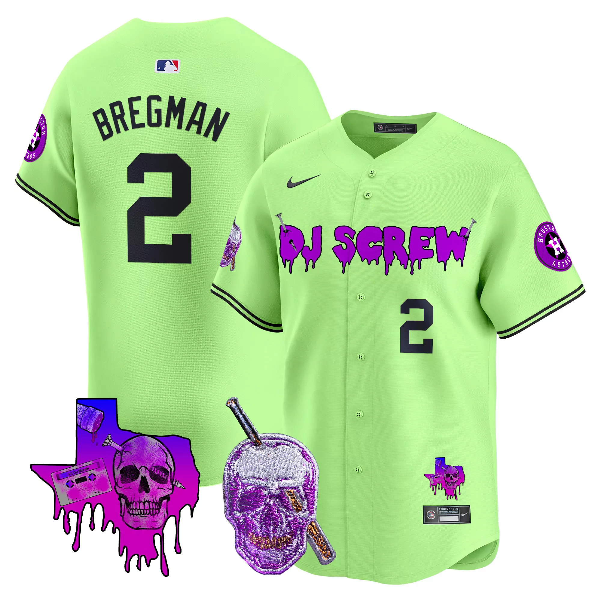 bergman 2 houston 2023 men s all stitched vapor jersey with 713 patch