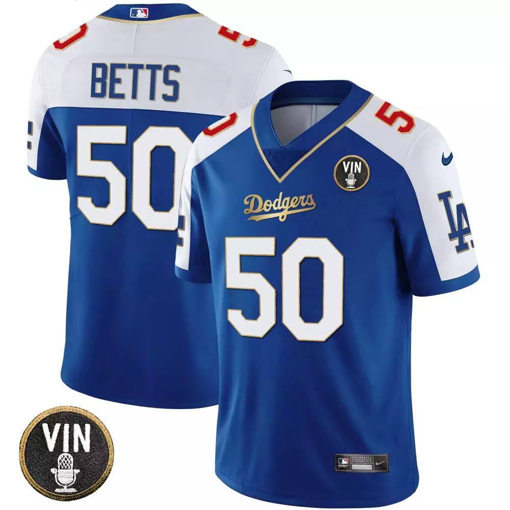 Betts 50 Los Angeles Dodgers 2023 Stitched Vapor Jersey | Green Red | Replica Fan Gear | For Men, Women & Youth