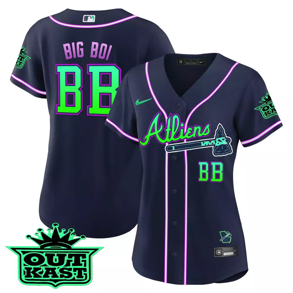 Big Boi Atlanta 2023 Outkast Edition Stitched Vapor Jersey | Black | Limited Edition Fan Gear | For Men, Women & Youth