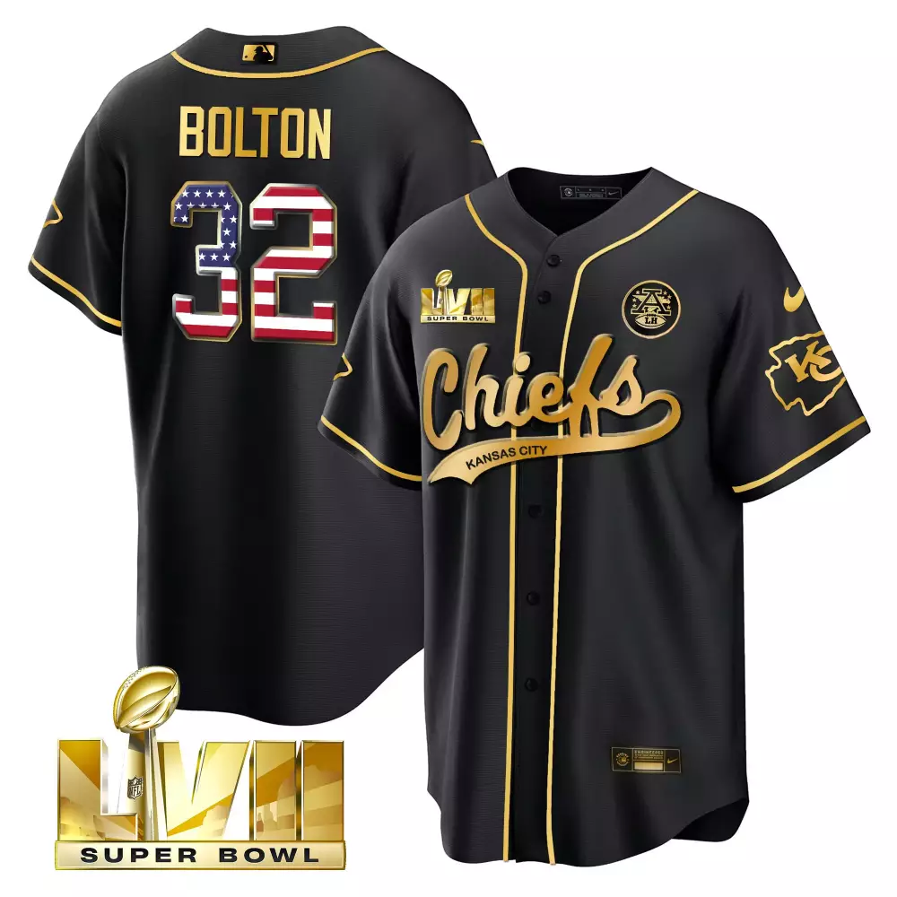 Bolton 32 Kansas City Chiefs 2023 Gray All Stitched Vapor Jersey | Super Bowl Edition | Limited Edition Fan Gear | For Men, Women & Youth