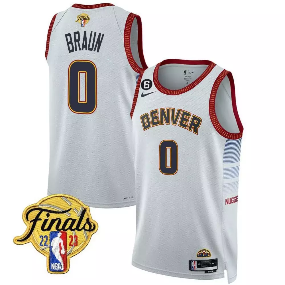Braun 0 Denver 2022-23 Finals All Stitched Vapor Jersey | Perfect Fan Gear for Men, Women & Youth