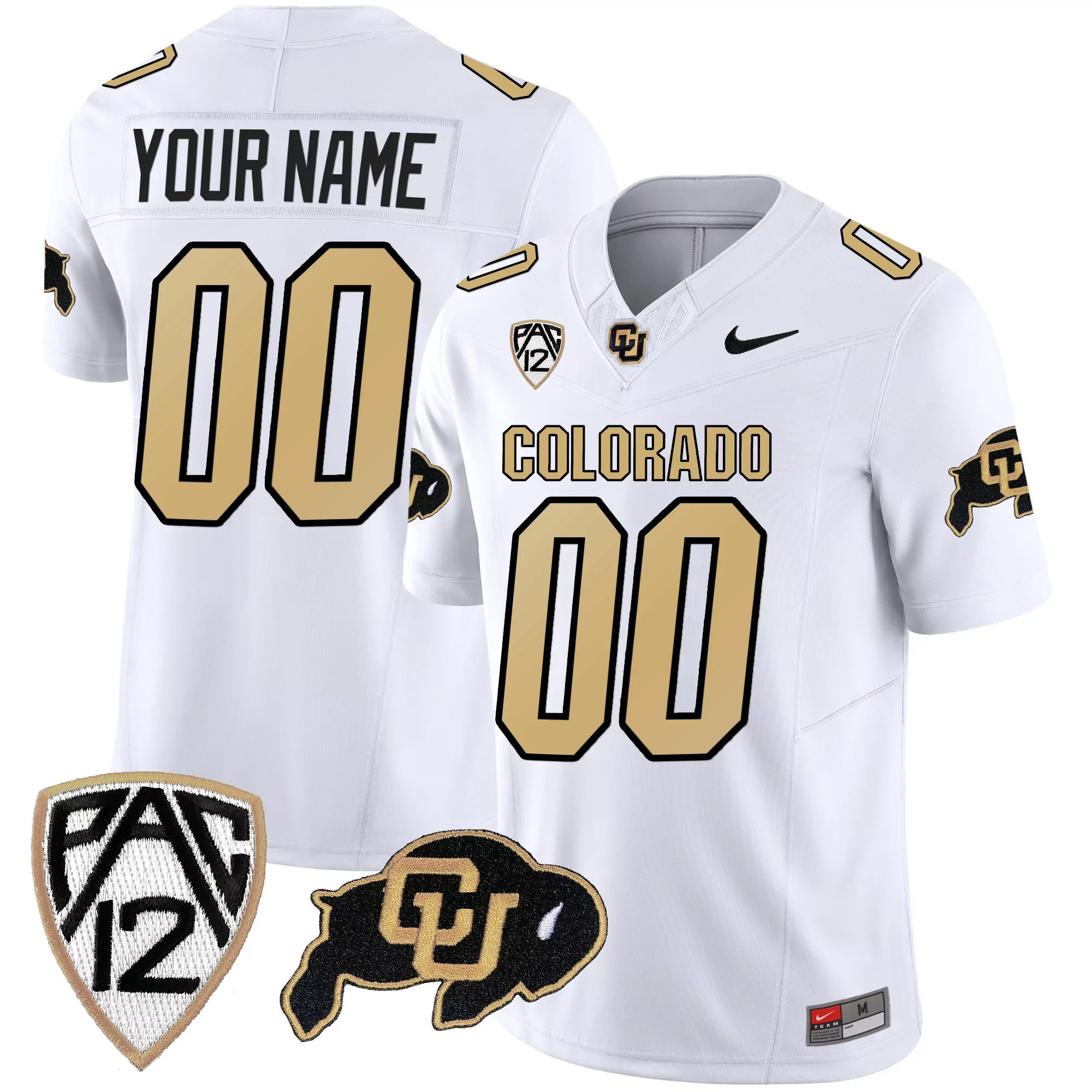 colorado gray custom jersey 00 pac 12 all stitched vapor jersey men s edition