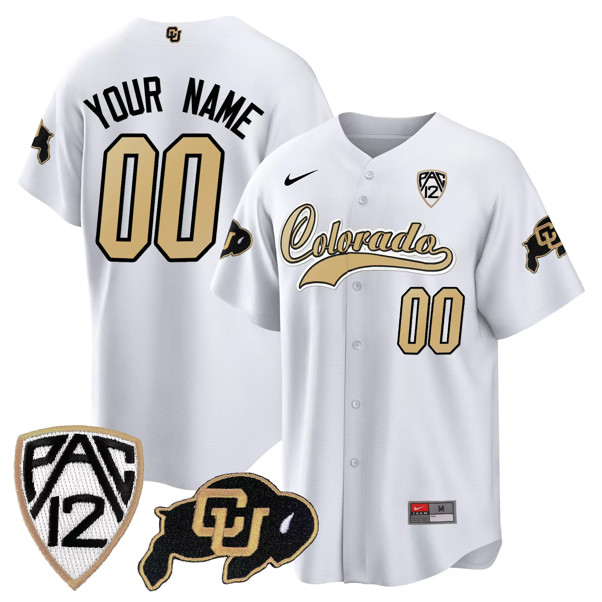 colorado gray custom jersey 00 pac 12 all stitched vapor jersey men s edition