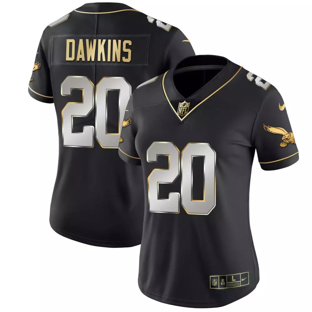 Dawkins 20 Philadelphia Eagles 2023 Women's Stitched Super Bowl LVII Split Jersey | All Stitched | For Men, Women & Youth