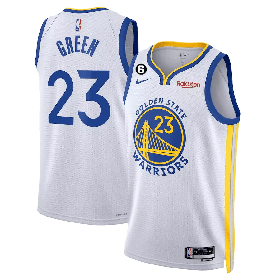 draymond green 23 golden state warriors 2023 men s all stitched vapor jersey navy yellow