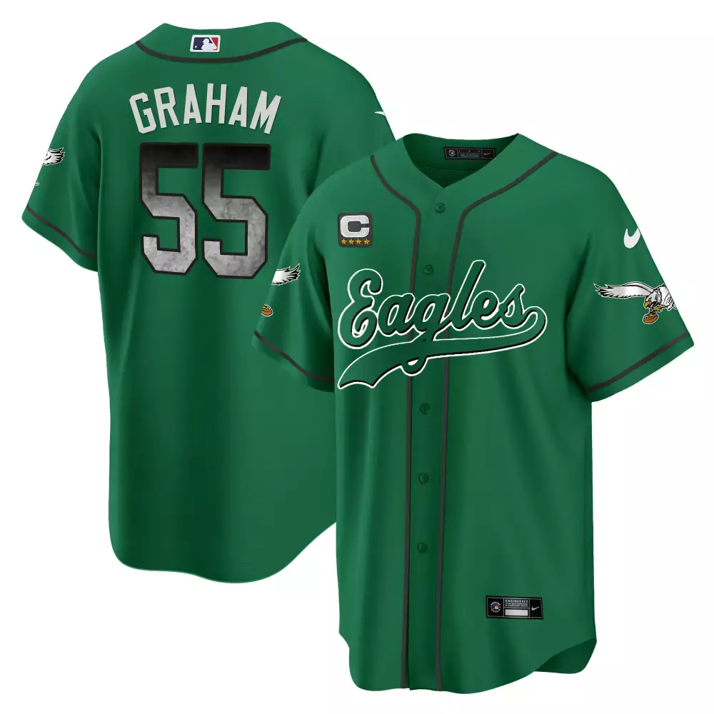 graham 55 eagles 2023 men s all stitched vapor jersey green edition