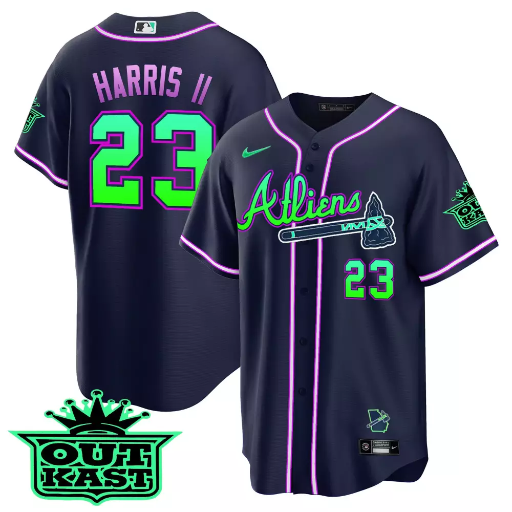 Harris II Atlanta 2023 Stitched Vapor Jersey | Outkast Edition | Game Day Outfit | For Men, Women & Youth