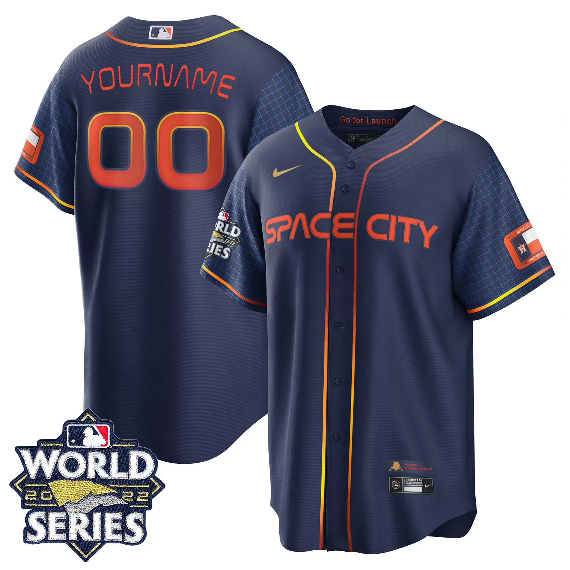houston black space city custom jersey 2023 men s all stitched vapor jersey