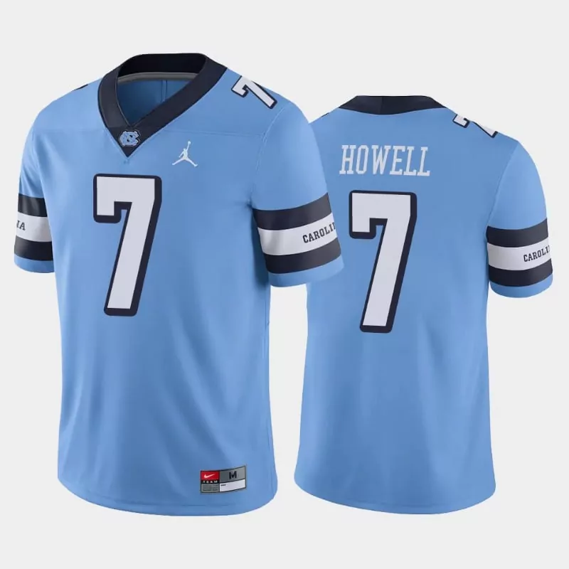 howell 7 north carolina 2023 men s all stitched vapor jersey light blue 2