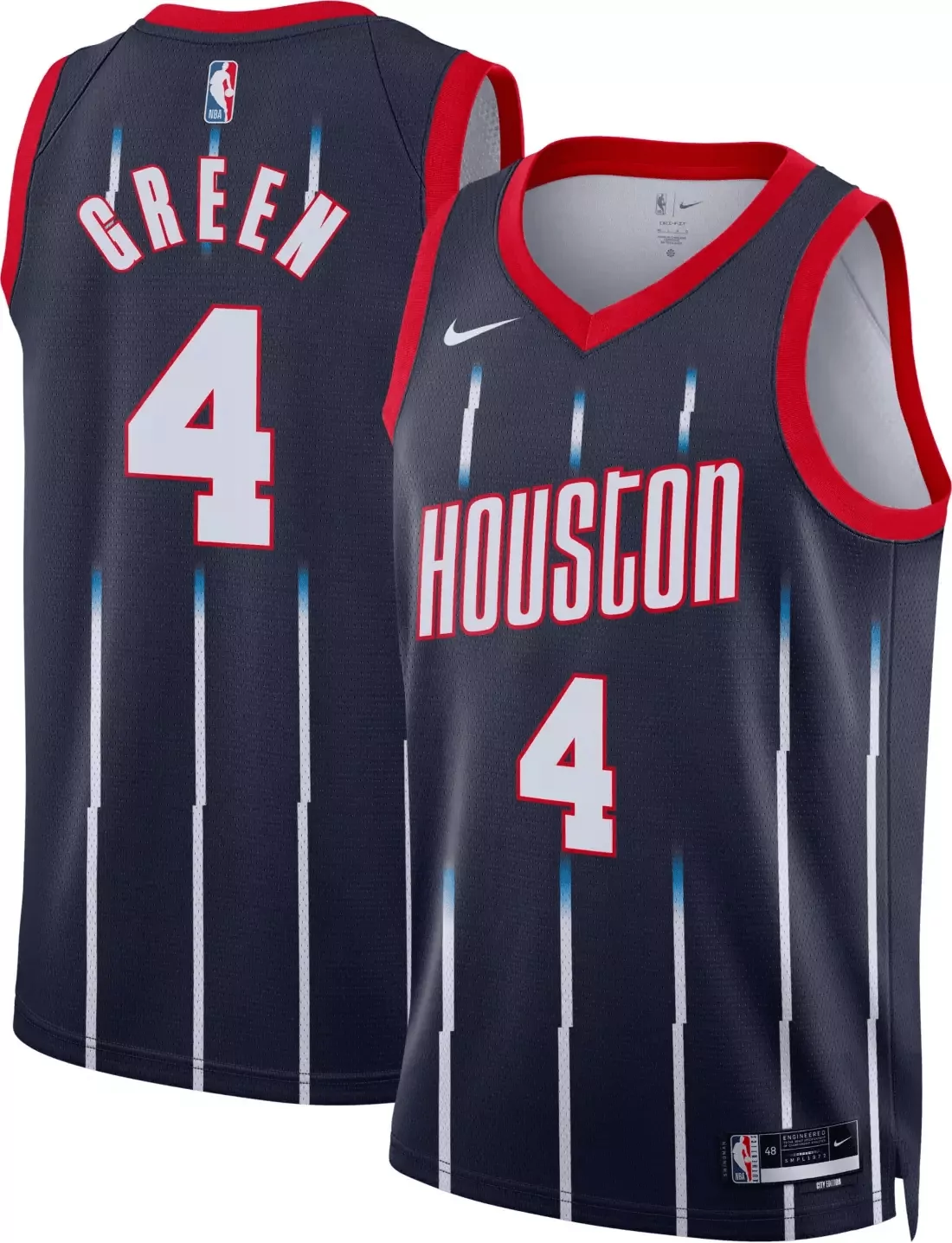jabari smith jr houston rockets fanatics youth fast break replica player jersey icon edition red