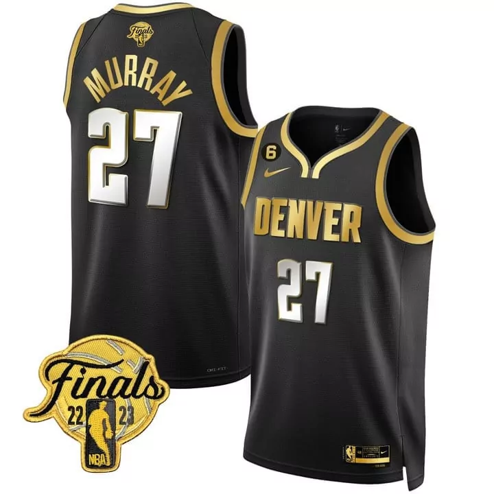 jamal murray 27 denver nuggets 2023 men s all stitched vapor jersey finals edition black
