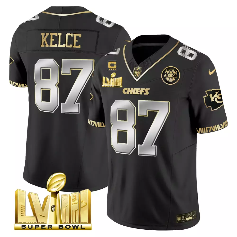 kelce 87 chiefs 2023 male super bowl lvii all stitched vapor jersey 6