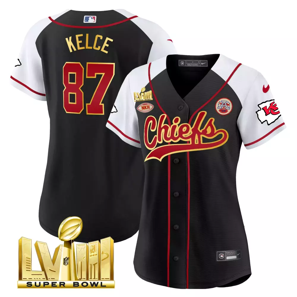 kelce 87 chiefs 2023 women s all stitched vapor jersey super bowl lvii red