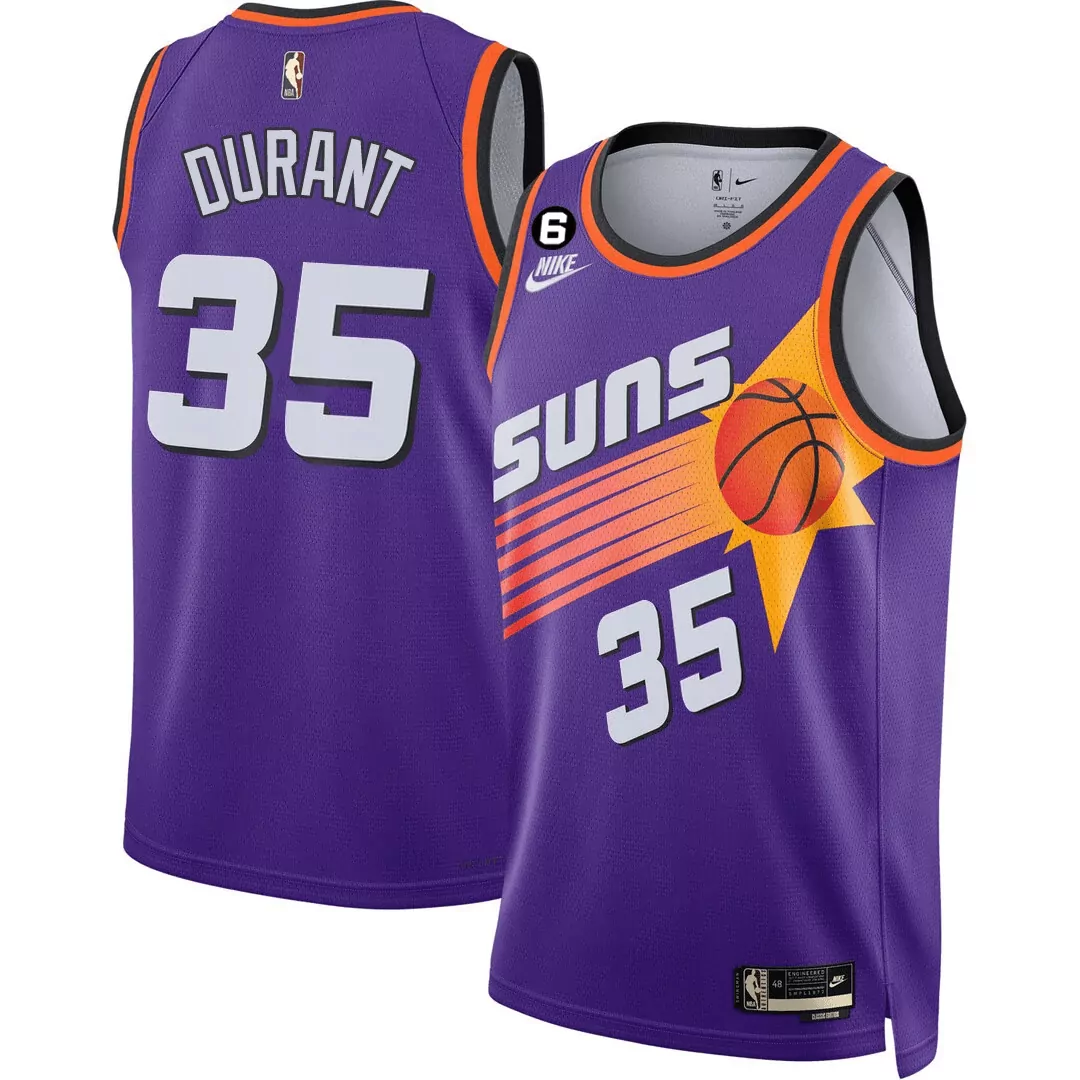 kevin durant 35 phoenix suns 2023 men s all stitched vapor jersey purple