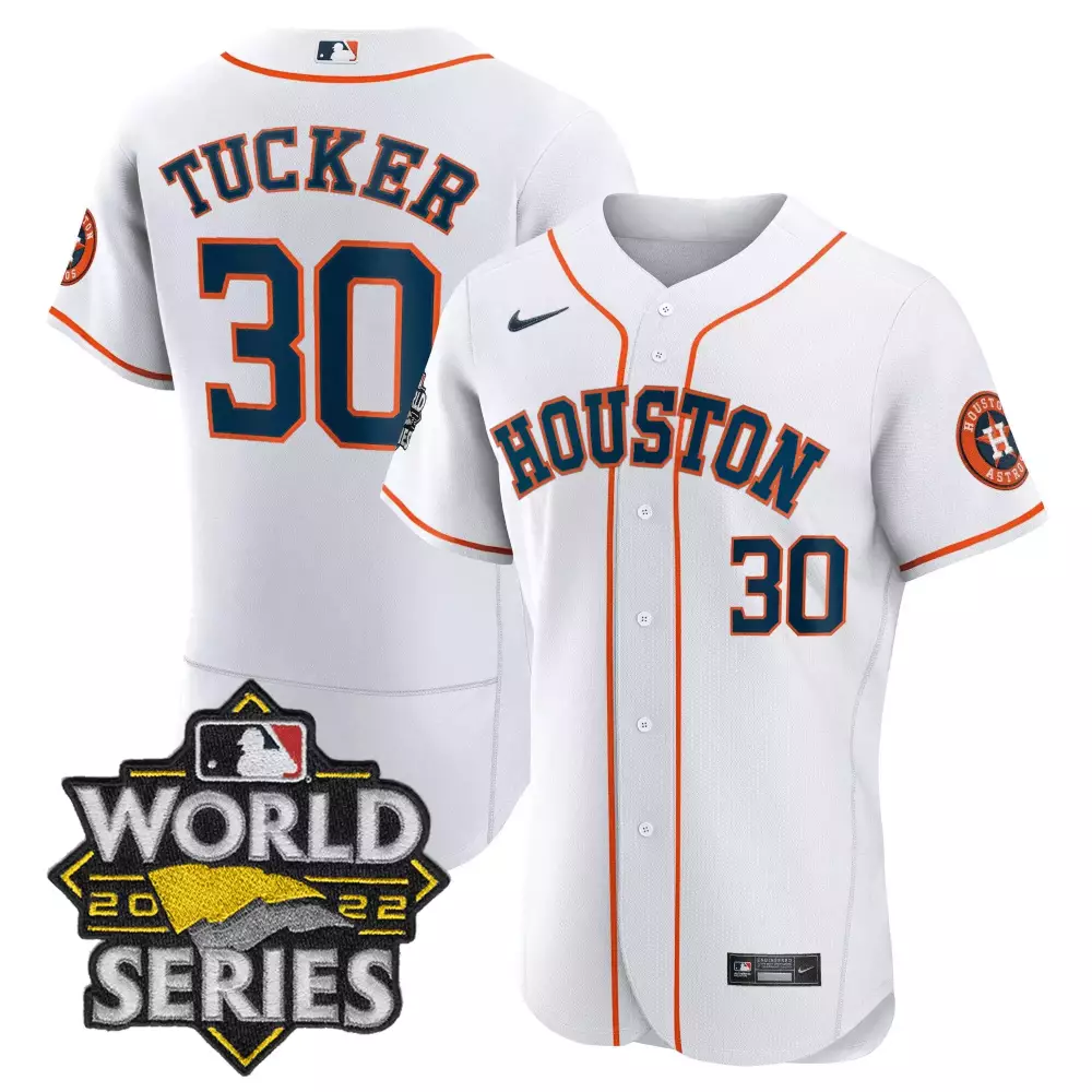 Kyle Tucker 30 Houston Astros 2022 Stitched Vapor Jersey | White World Series Edition | Limited Edition Fan Gear | For Men, Women & Youth