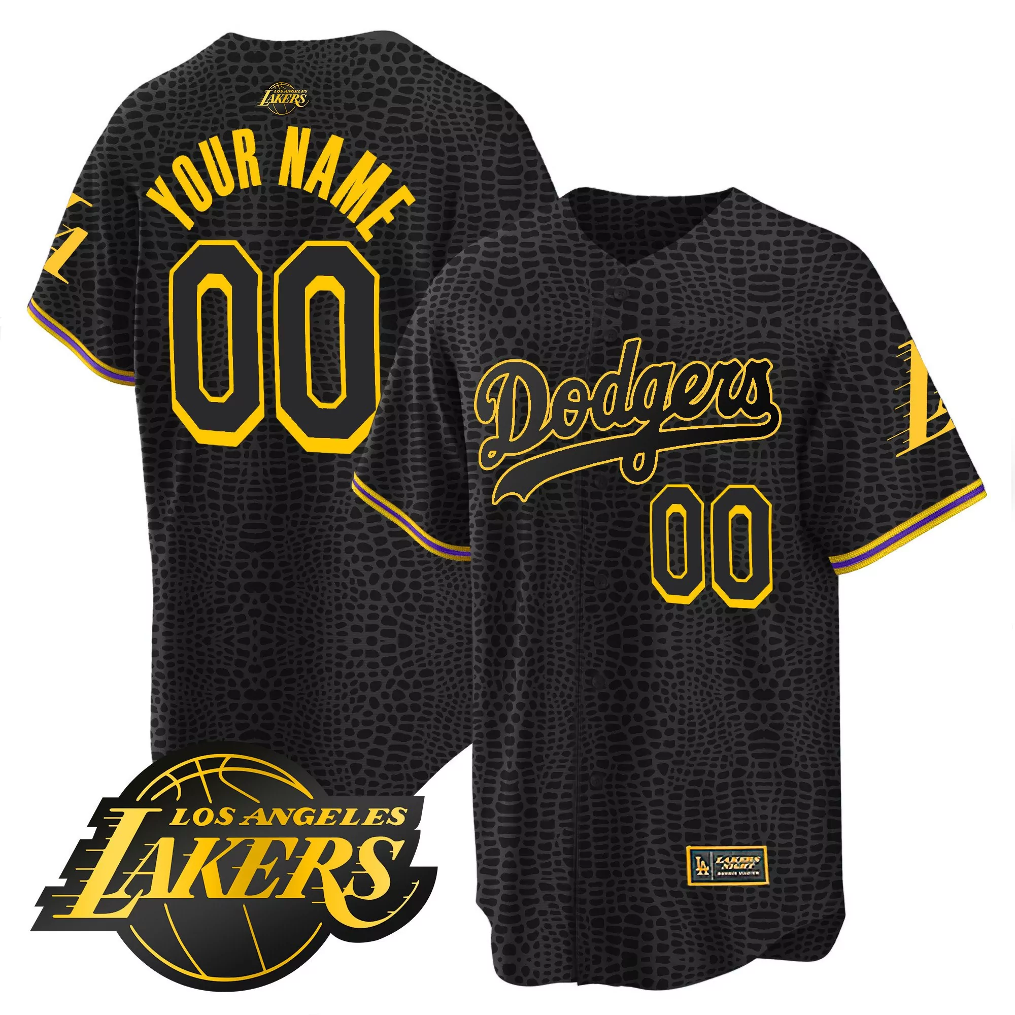 los angeles lakers custom 00 2023 men s all stitched vapor jersey yellow 1