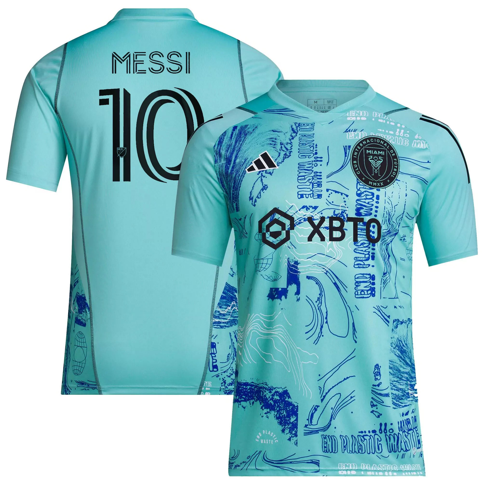 messi 10 inter miami 2023 men s all stitched vapor jersey aqua design edition 3