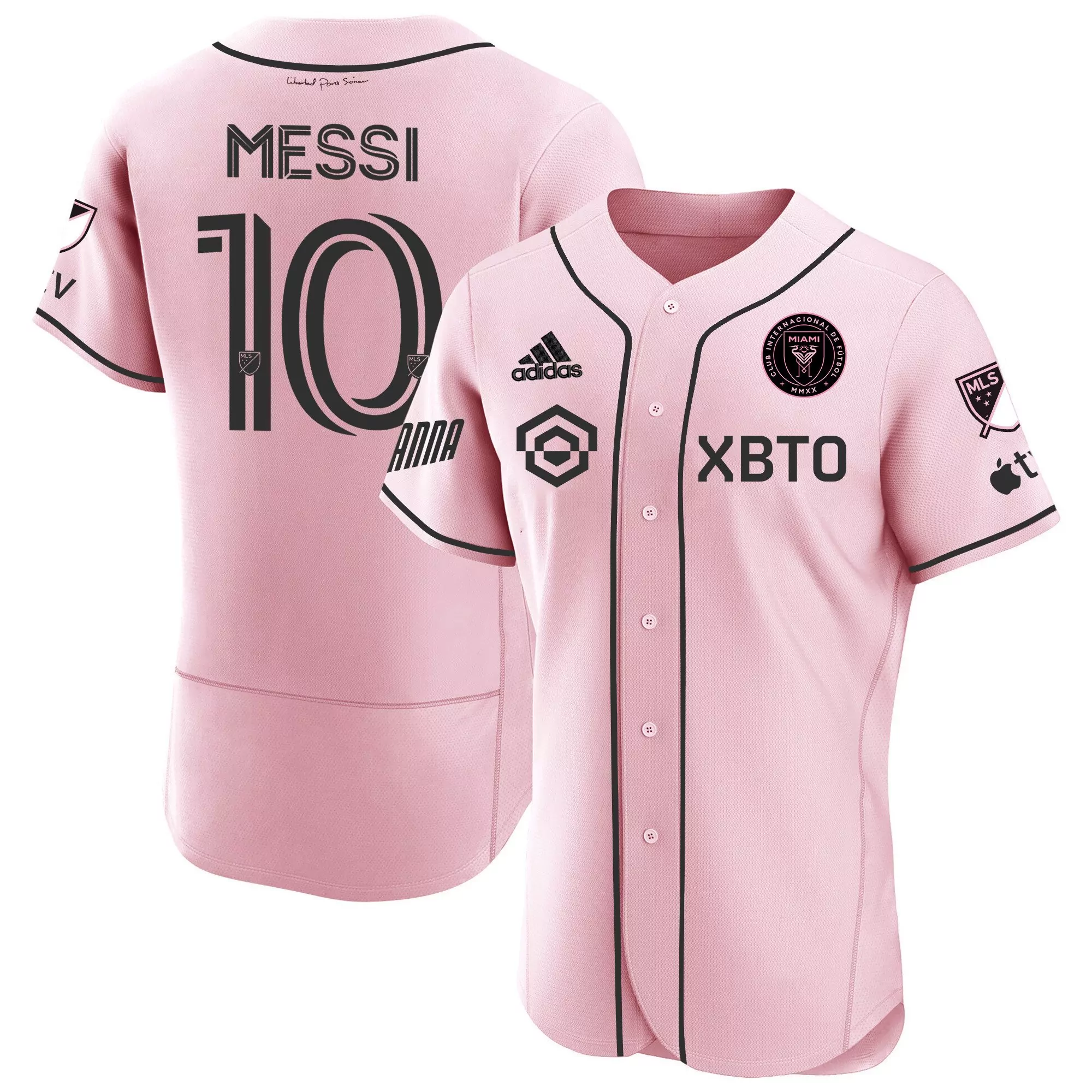 messi 10 inter miami 2023 men s all stitched vapor jersey pink 8