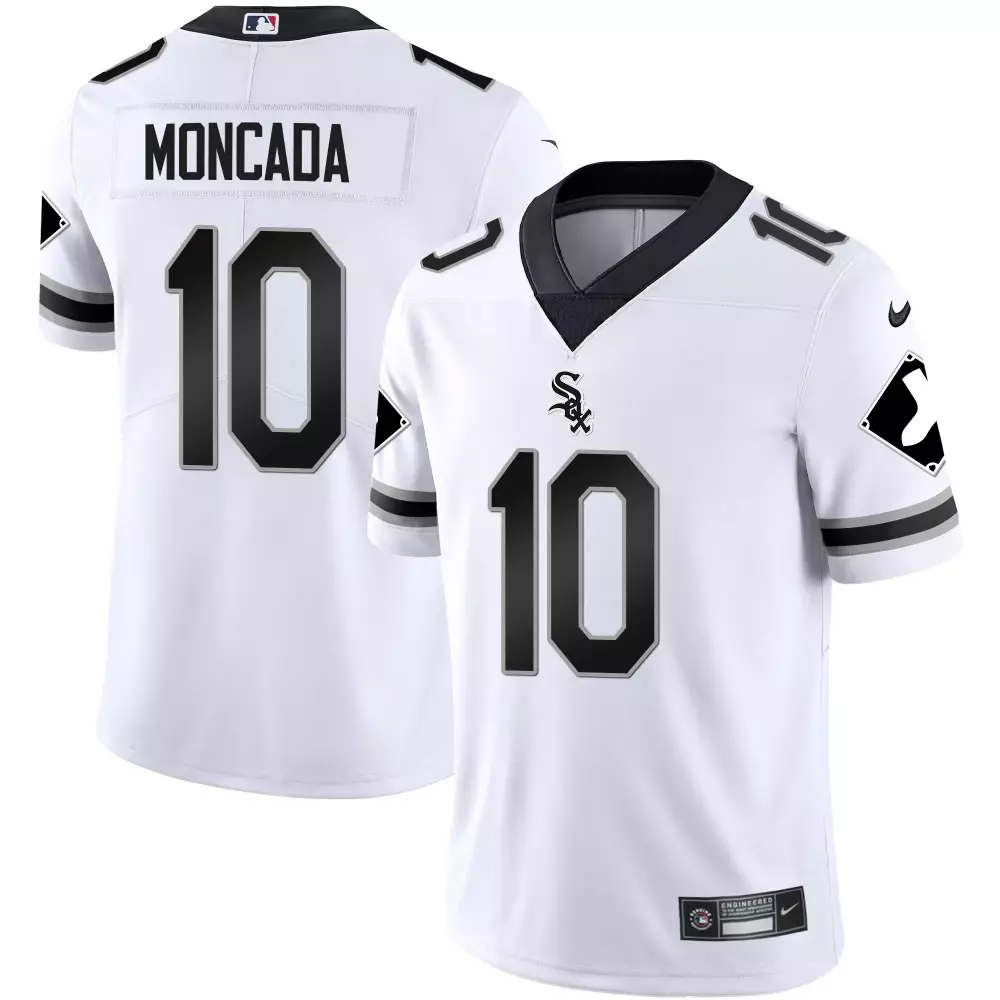 Moncada 10 Chicago White Sox 2023 Stitched Vapor Jersey | White & Blue Style | Replica Fan Gear for Men, Women & Youth