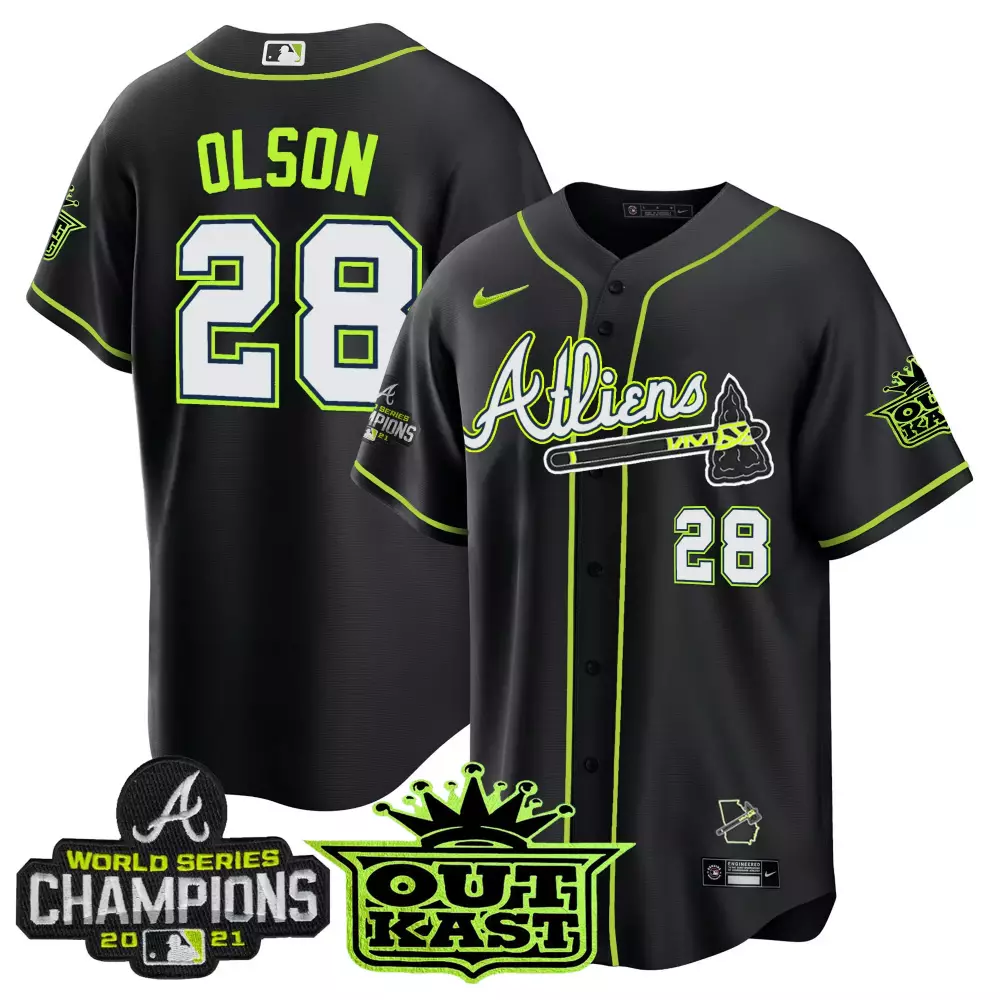 olson 28 atlanta braves 2021 men s all stitched vapor jersey world series champions red