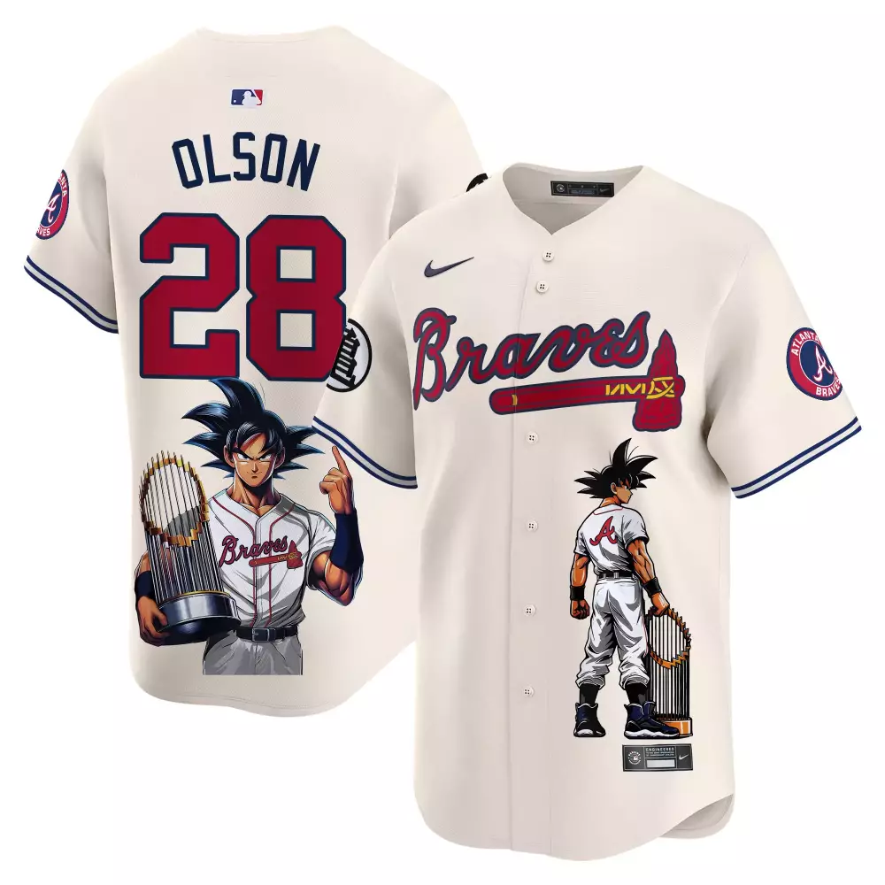 olson 28 atlanta braves 2023 men s stitched vapor jersey white outkast edition