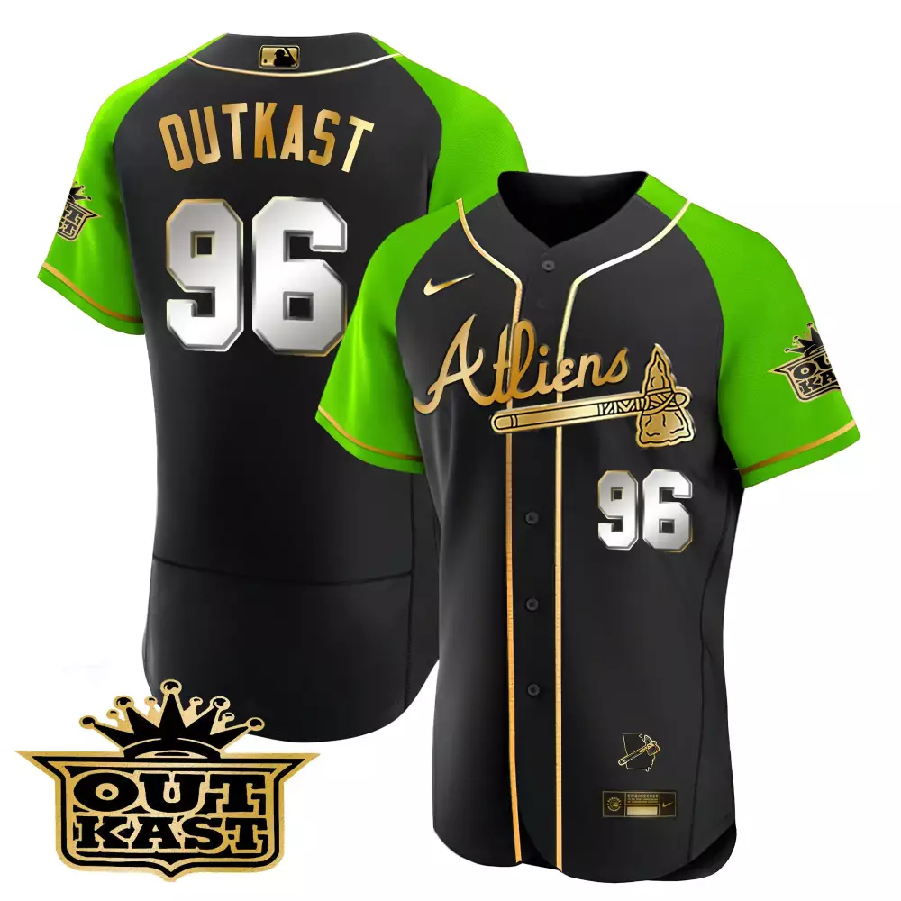 outkast 96 athenians 2023 men s all stitched vapor jersey black green