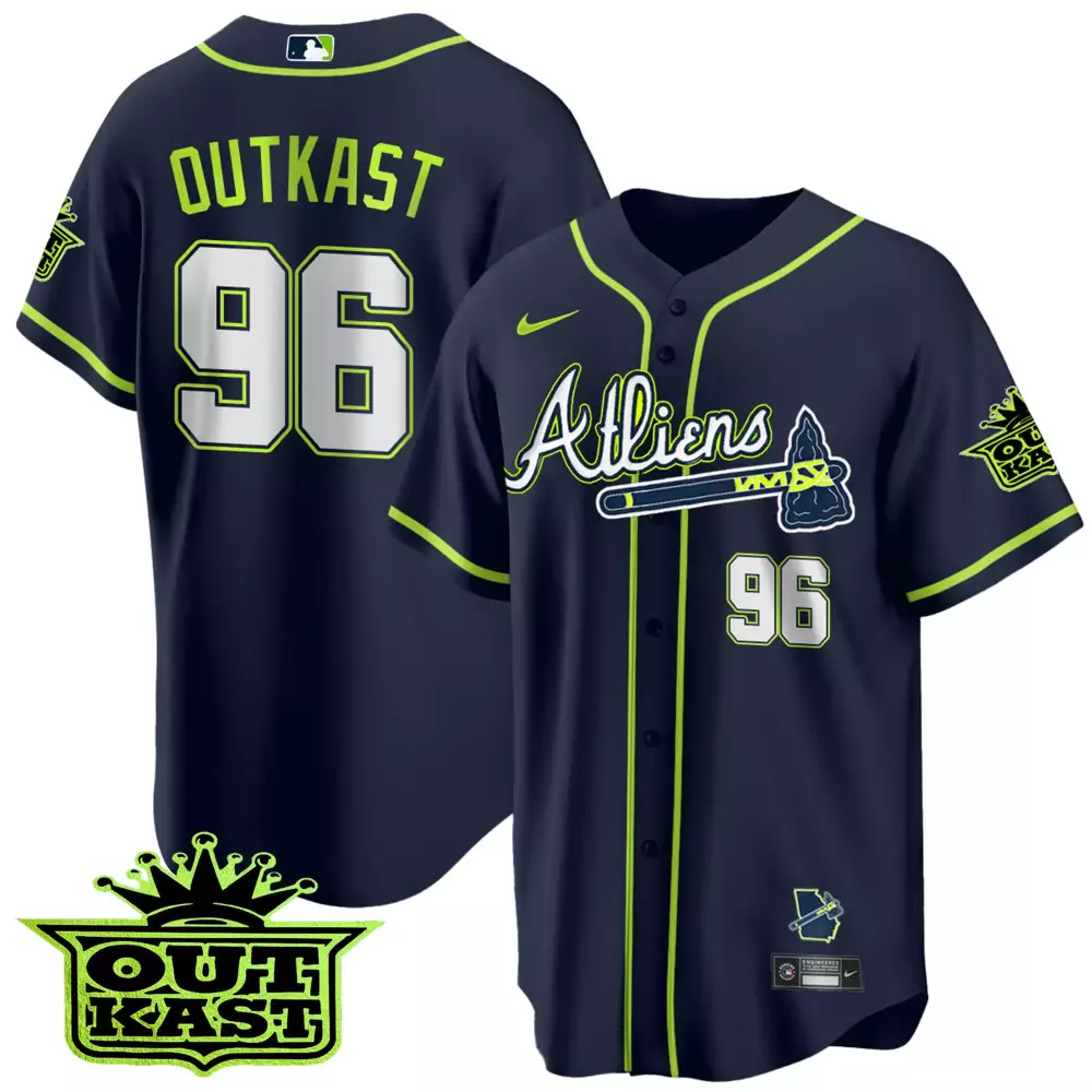 outkast 96 athliens 2023 men s all stitched vapor jersey navy neon green
