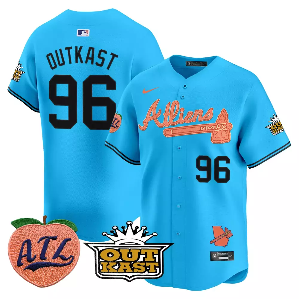 outkast 96 atlanta 2023 men s all stitched vapor jersey blue edition