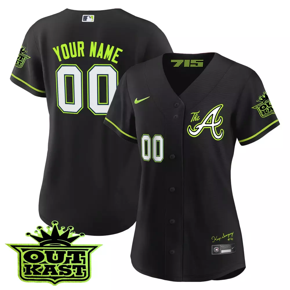 outkast braves 00 all stitched vapor jersey 2023 men s green edition