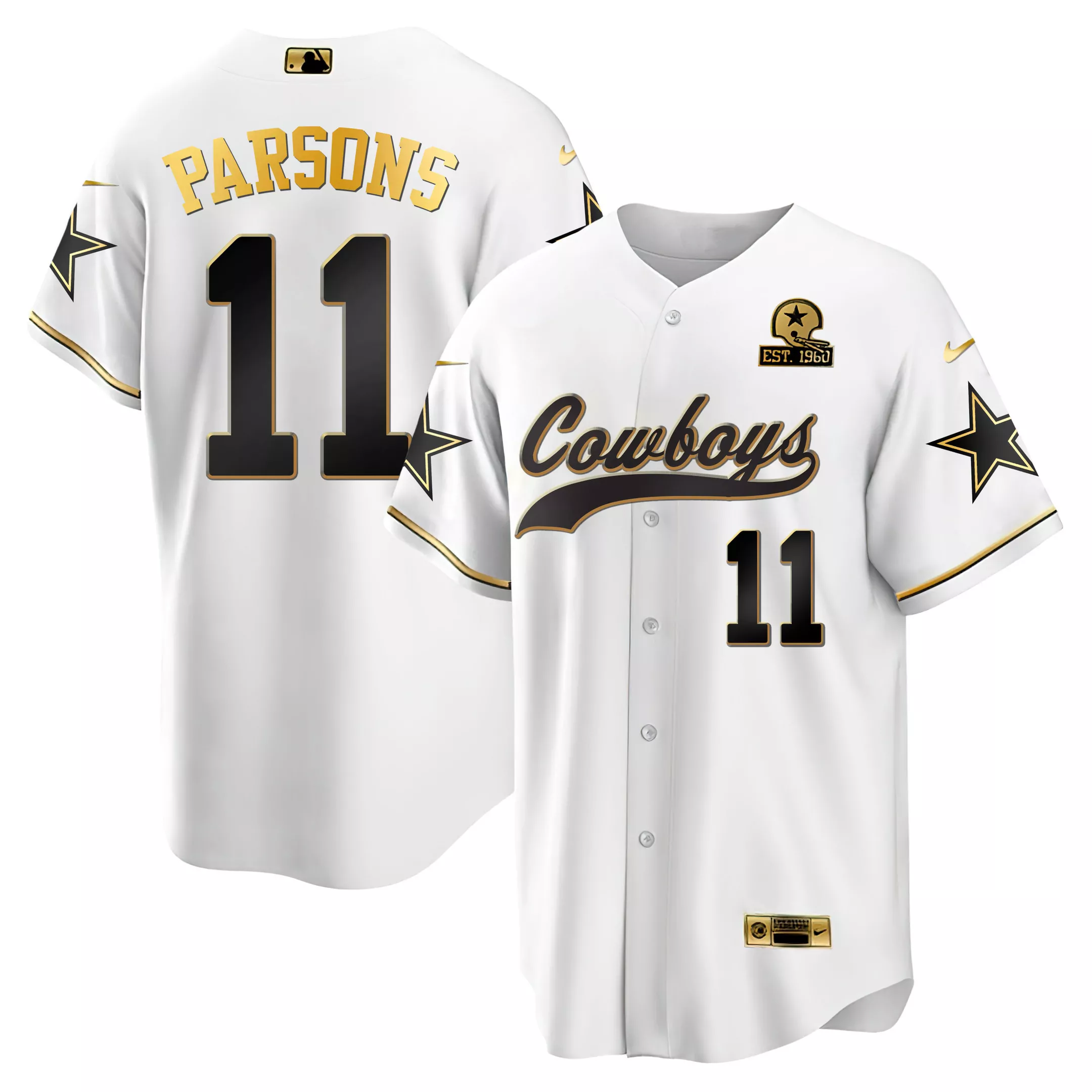 parsons 11 dallas cowboys 2023 men s all stitched vapor jersey white
