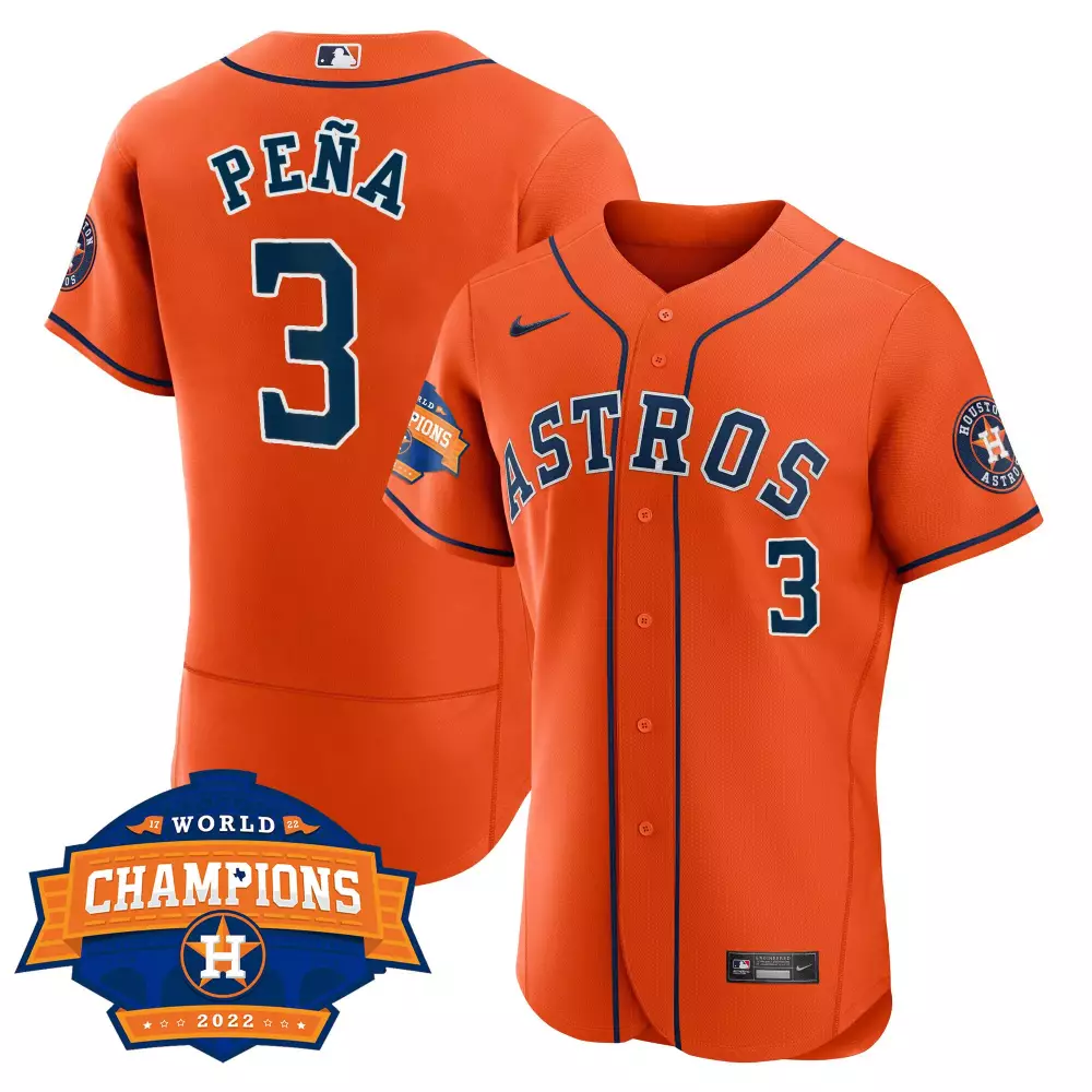 Astros 2022 Men's All Stitched Vapor Jersey | World Champions White | Stylish Fan Gear for Men, Women & Youth