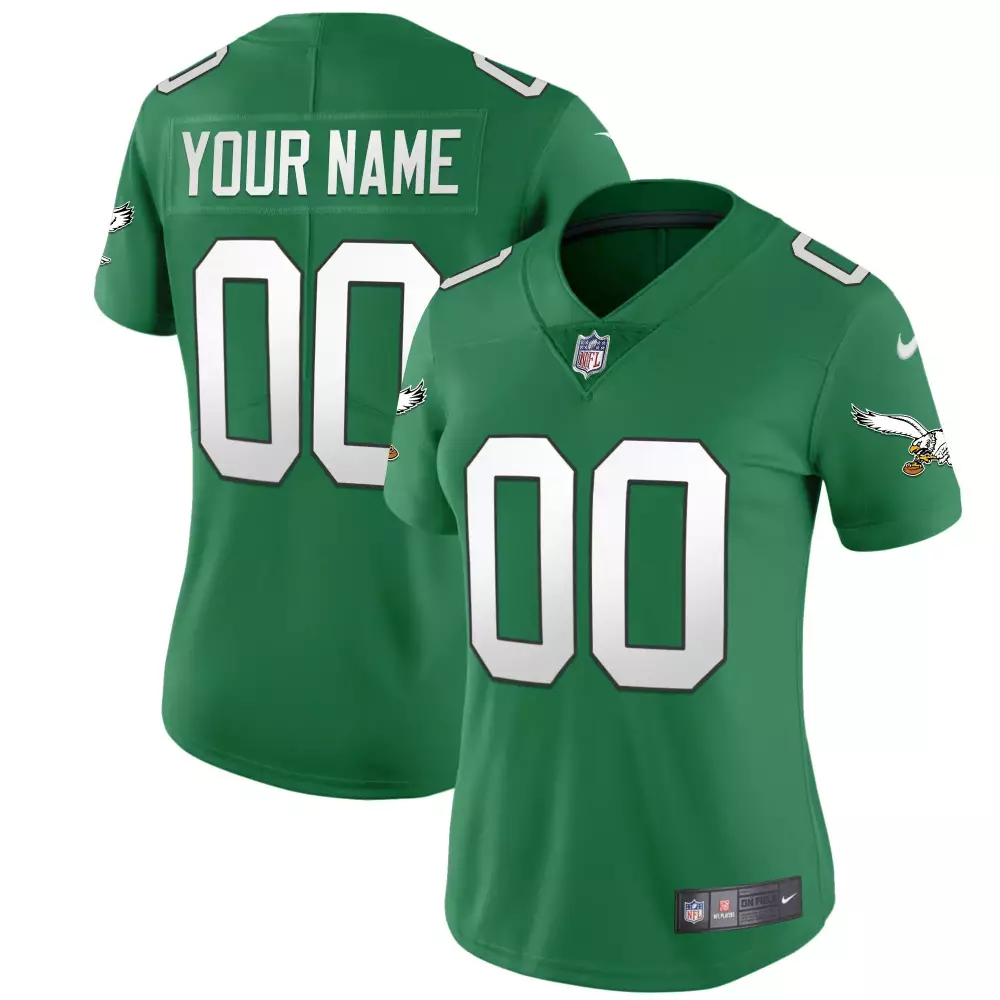 2023 Philadelphia Eagles Women's Vapor Jersey | Stitched Green Edition | Limited Edition Fan Gear | For Men, Women & Youth