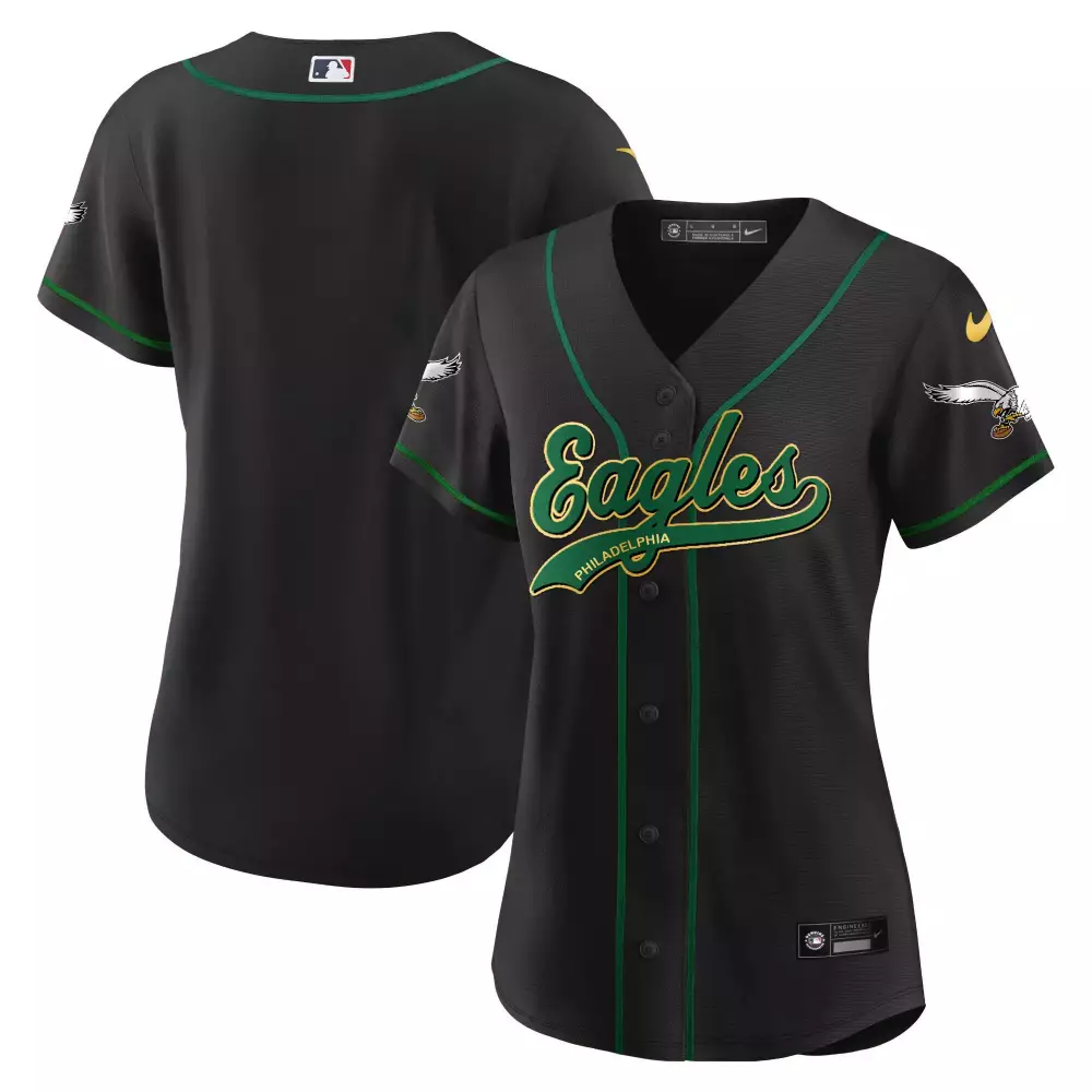 2023 Philadelphia Eagles Women's Vapor Jersey | Black & Green Edition | Limited Edition Fan Gear | For Men, Women & Youth