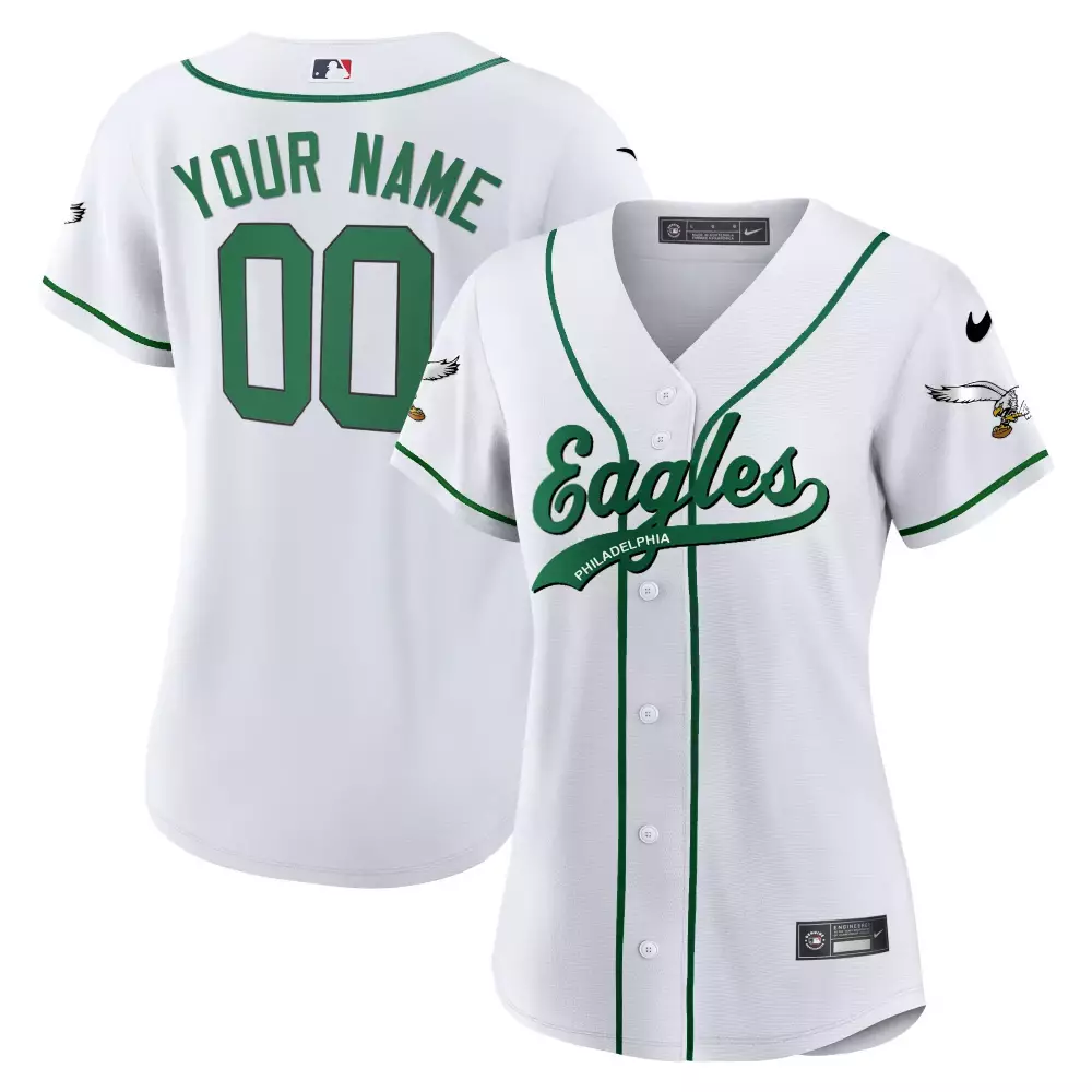 2023 Philadelphia Eagles White 92 Stitched Vapor Jersey | Green Replica Fan Gear | For Men, Women & Youth