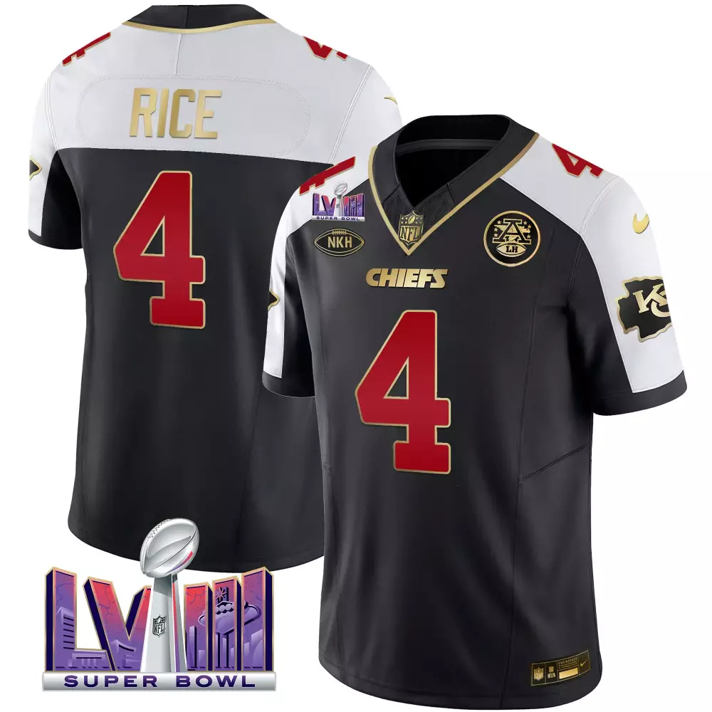 Rice 4 Chiefs 2023 Stitched Vapor Jersey | Super Bowl Edition | Limited Edition Fan Gear for Men, Women & Youth