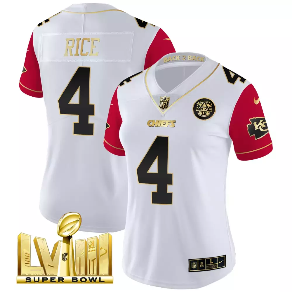 rice 4 chiefs 2023 women s all stitched vapor jersey super bowl lviii edition 2