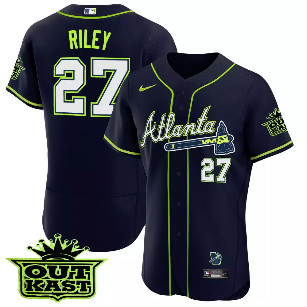 Riley 27 Atlanta 2023 Outkast Edition Stitched Vapor Jersey | Classic Style | Fan Gear for Game Day | For Men, Women & Youth