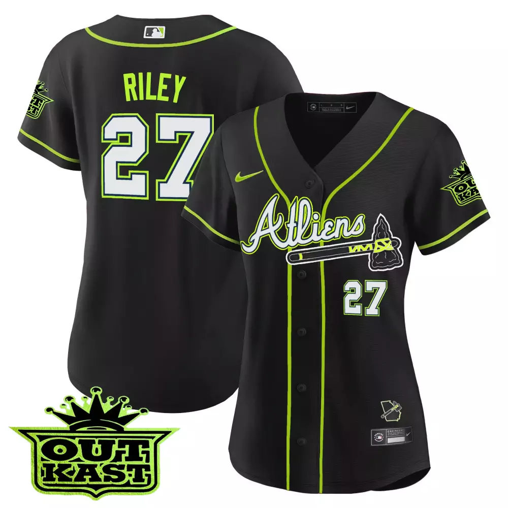 riley 27 outkast athliens 2023 women s all stitched vapor jersey black green