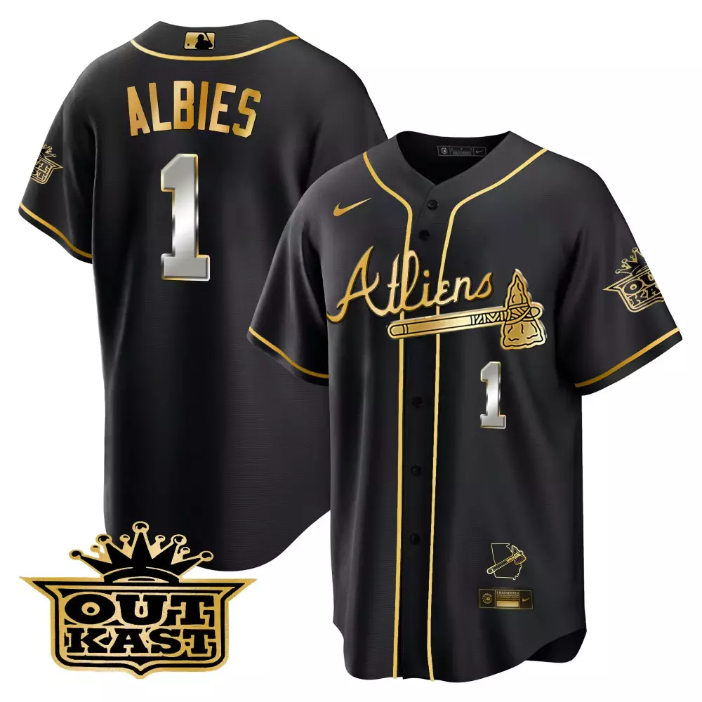Ronald Albies 1 Atlanta 2023 Jersey | Stitched Vapor | Outkast Edition Fan Gear | For Men, Women & Youth