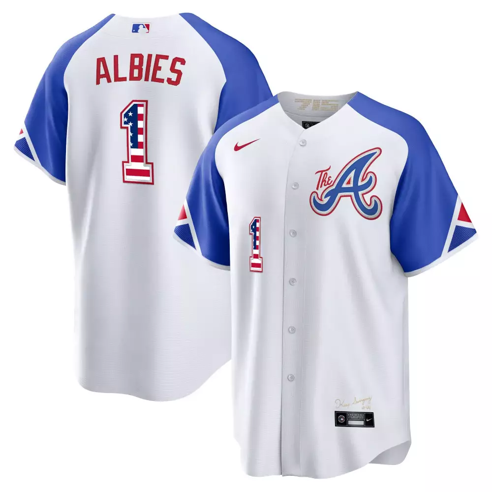 Ronald Albies 1 Atlanta Braves 2023 Men's All Stitched Vapor Jersey | Red Outkast Edition Fan Gear for Men