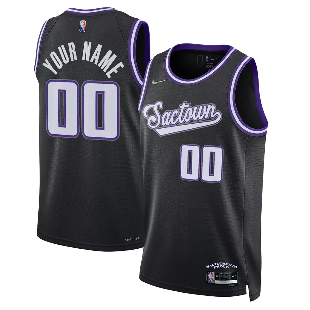 murray 13 sacramento kings 2023 men s all stitched vapor jersey black edition