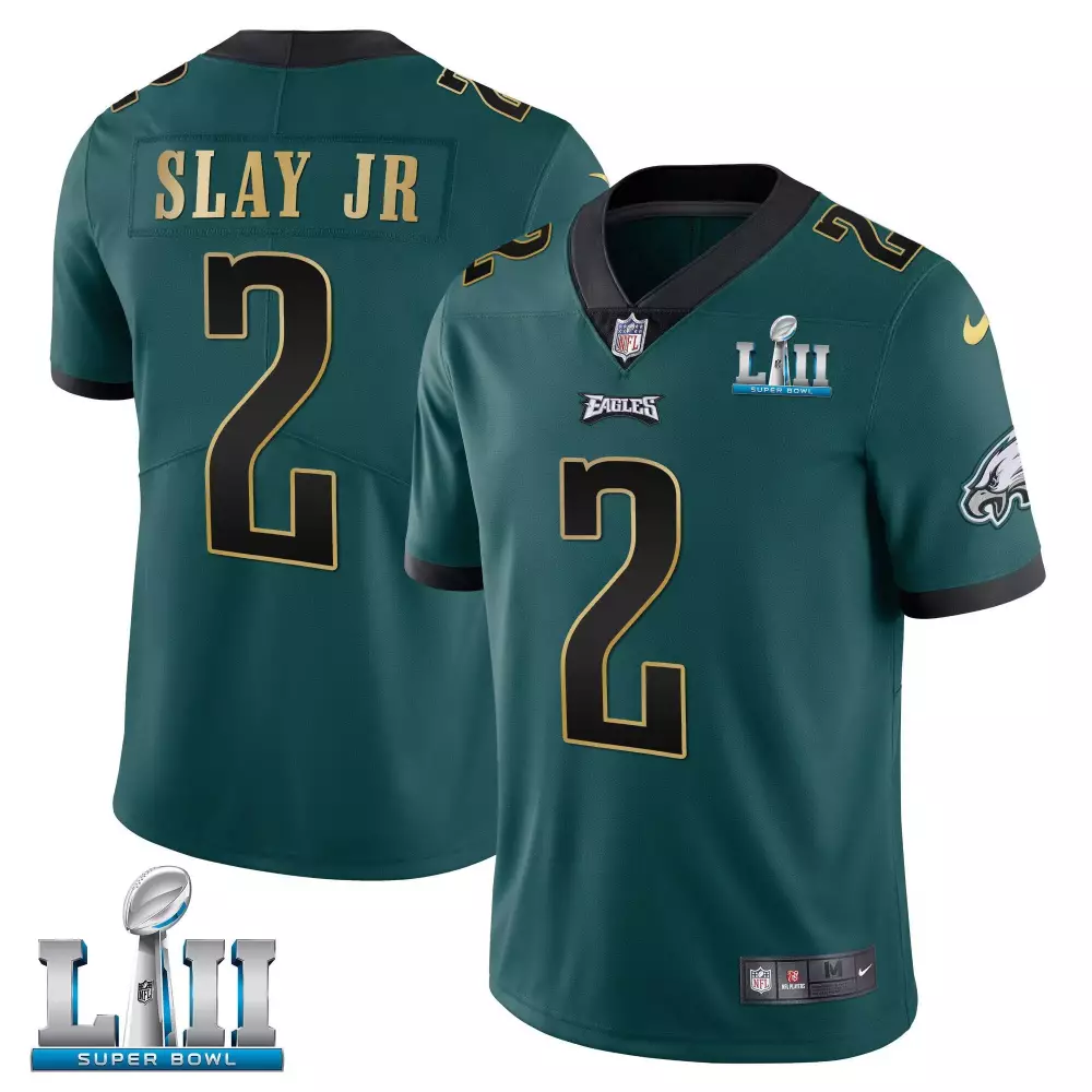 slay jr 2 philadelphia eagles 2018 male all stitched vapor jersey super bowl lii edition