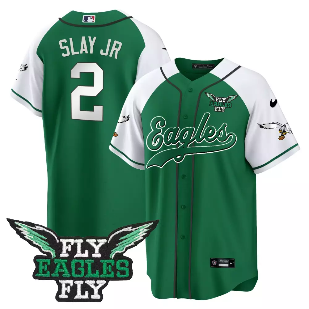 Slay Jr. Philadelphia Eagles 2023 Stitched Vapor Jersey | Green | Fly Eagles Fly Edition | For Men, Women & Youth
