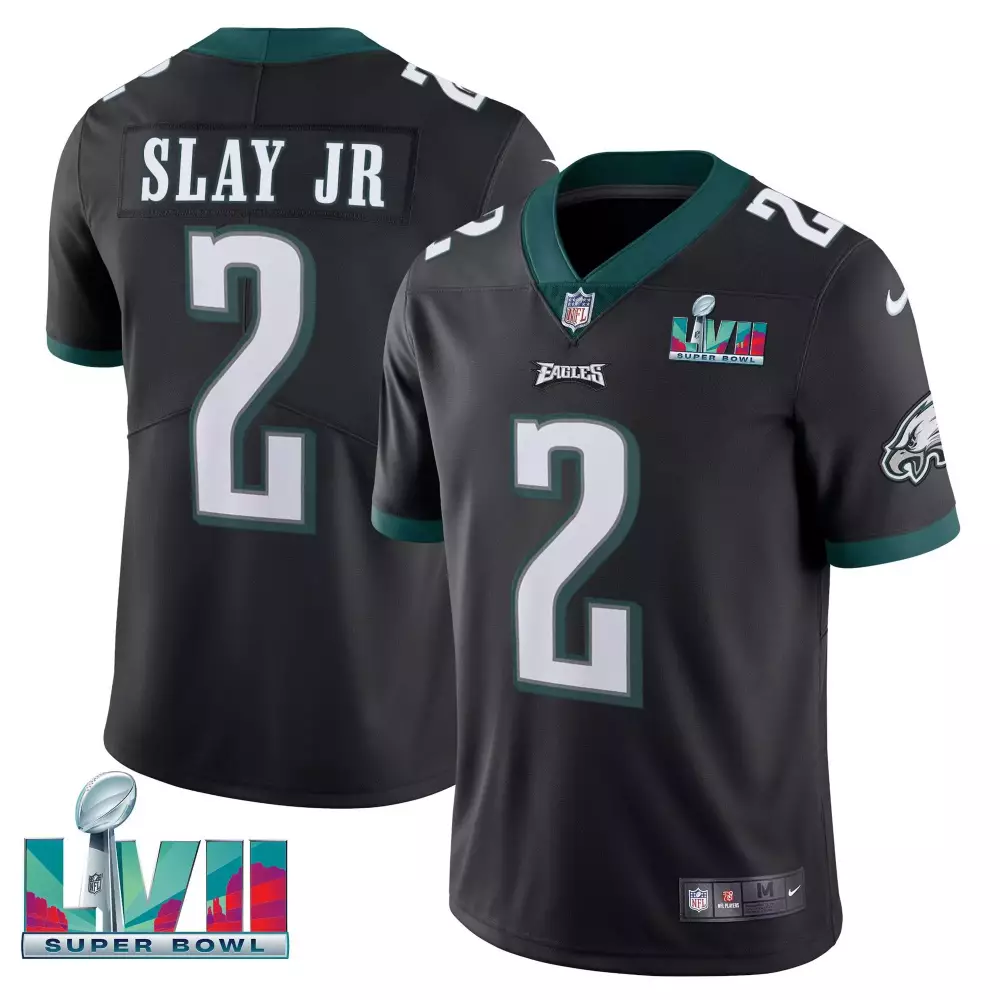 Slay Jr. Philadelphia Eagles 2023 Super Bowl Edition Jersey | Stitched Vapor | Game Day Outfit | For Men, Women & Youth